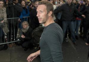 Chris Martin getting ready to sing about a different set of bells... 